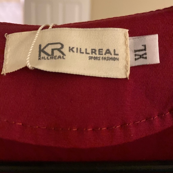 Red and black polka dot dress - Picture 4 of 4